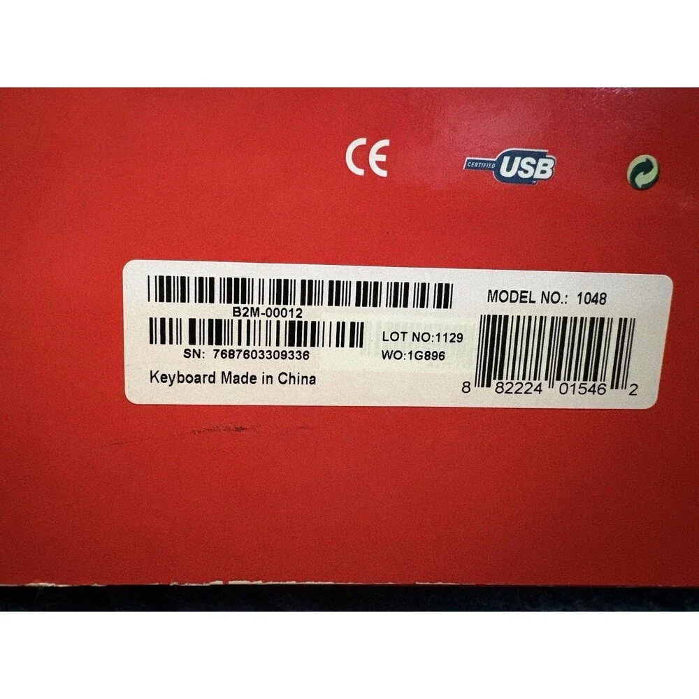 Microsoft Natural Ergonomic Keyboard 4000 v1.0 Wired USB KU-0462 Model 1048